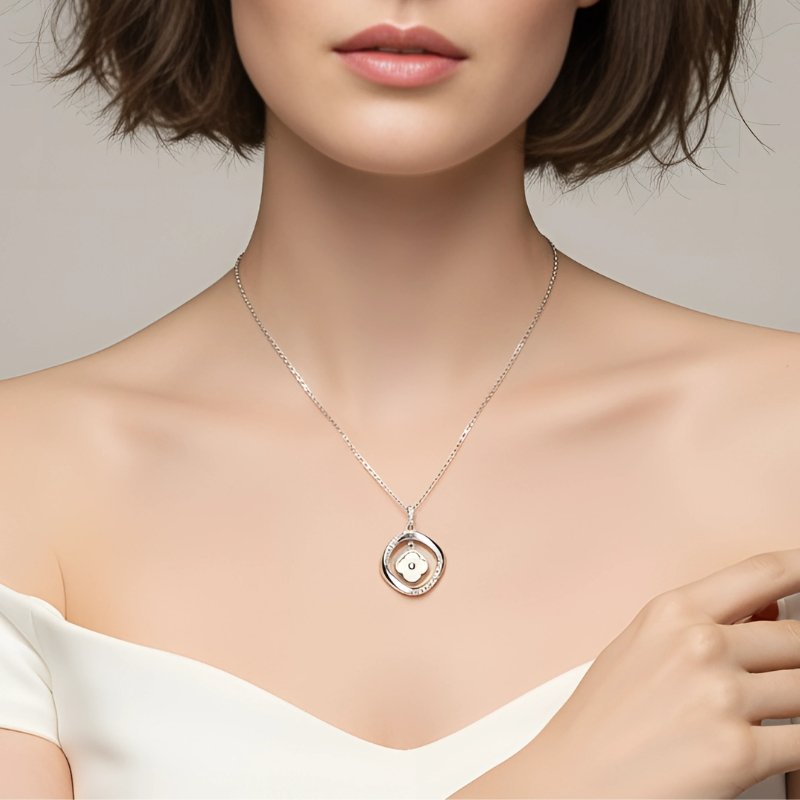 Clover Round Necklace - Image 5