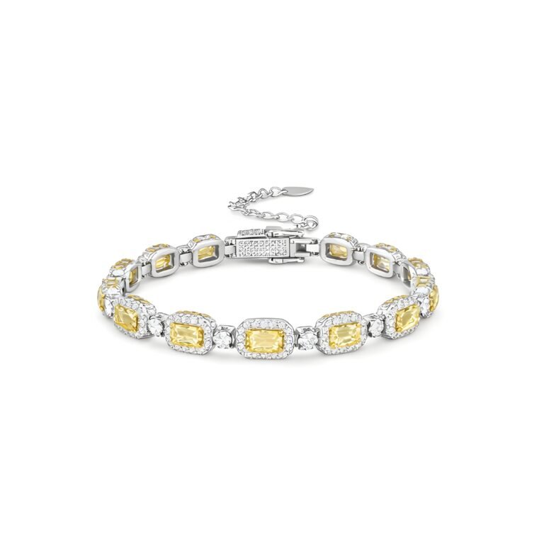 Citrine Station Bracelet